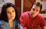 couple looking concerned
