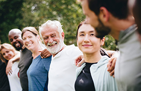 group of people of varying ages