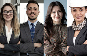 woman viewing thermometer